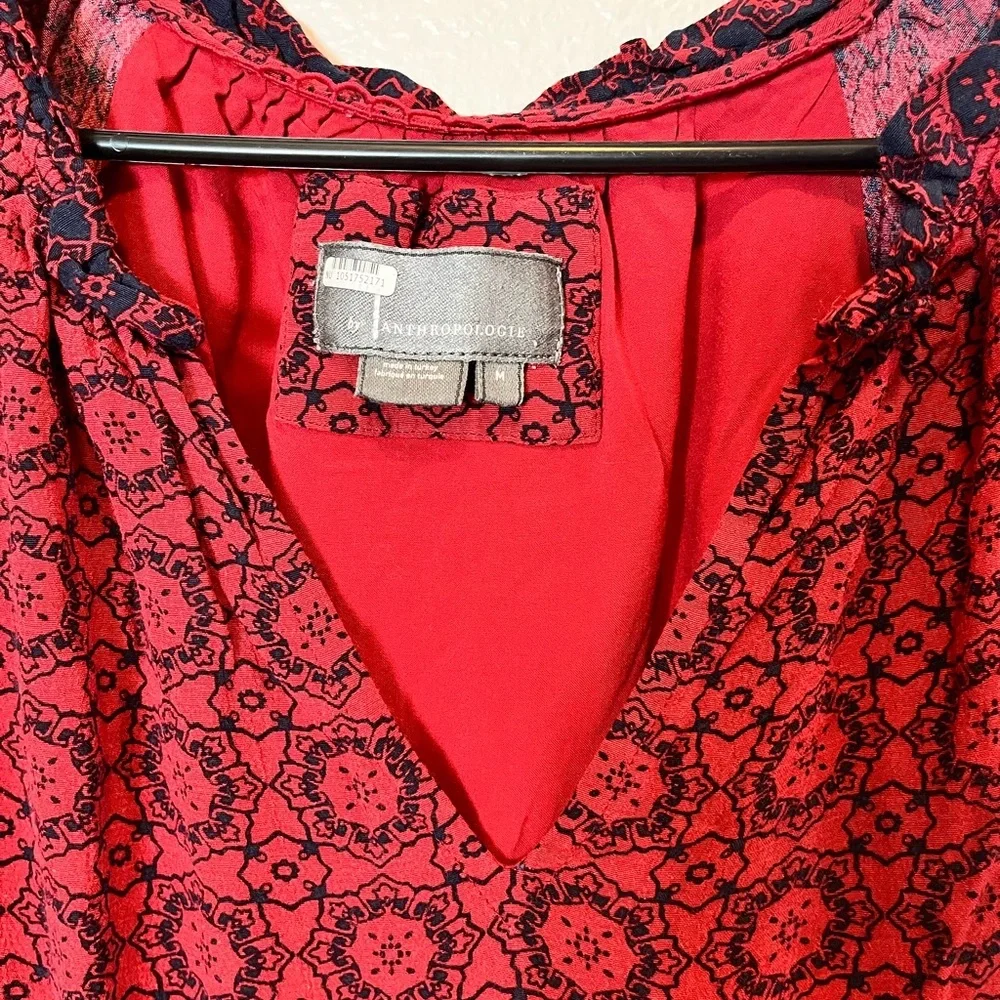 Anthropologie By Robin Tiered Dress M - Picture 5 of 7